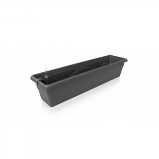 Plastkon samozavlažovací truhlík Extra Line Smart Taupe, 79.5x21x17 cm