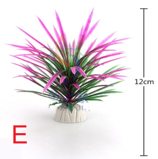 Umělé rostliny do akvária Akvarijní rostliny: Fialová - 12cm (E)