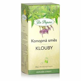 Dr.Popov Čaj konopný Klouby, porcovaný, 30 g