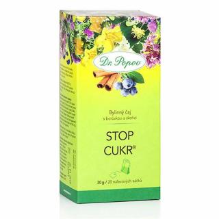 Dr.Popov čaj Stop cukr, porcovaný, 30 g