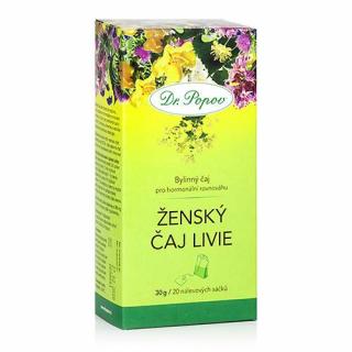 Dr.Popov Čaj Ženský Livie, porcovaný, 30 g