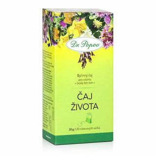 Dr.Popov Čaj života, porcovaný, 30 g