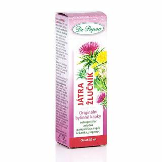 Dr.Popov Játra žlučník Bylinné kapky 50 ml