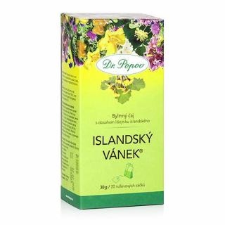 Dr.Popov Průduškový čaj Islandský vánek®, porcovaný, 30 g