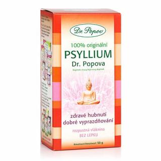 Dr.Popov Psyllium indicka rozpustna vlaknina 50 g