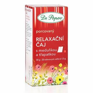 Dr.Popov Relaxační čaj s meduňkou a třapatkou, porcovaný, 30 g