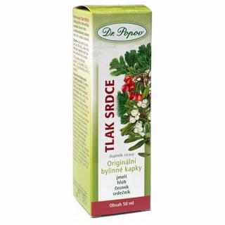 Dr.Popov Tlak, srdce Bylinné kapky 50 ml