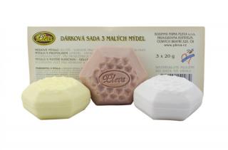 Pleva mýdla 3 x 24 g dárková sada