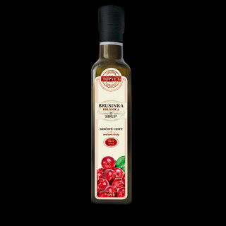 TOPVET Brusinkový sirup farmářský 320g