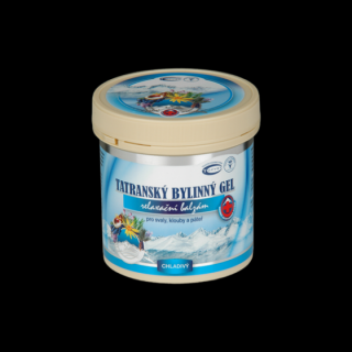 TOPVET Tatranský bylinný masážní gel chladivý 250 ml