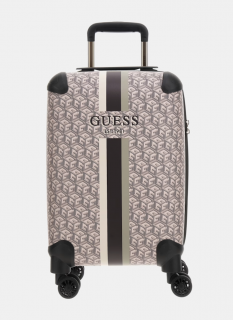 Cestovní kufr GUESS S7452983 espresso logo M  53x32x22 cm, 32 l
