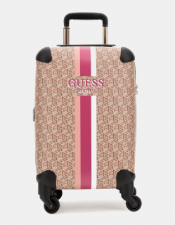 Cestovní kufr GUESS S7452983 Taupe logo M  53x32x22 cm, 32 l