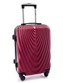 Cestovní kufr RGL 663 červený - L  61x43x25 cm