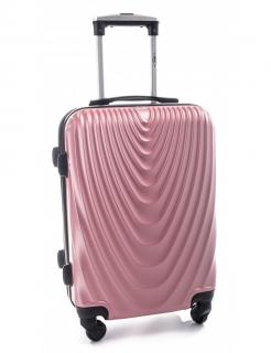 Cestovní kufr RGL 663 rose gold - XL  66x45x26 cm