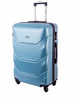 Cestovní kufr RGL 720 modrý metalický - M  50x35x21 cm