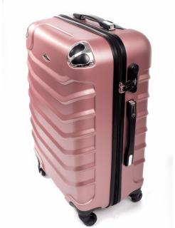 Cestovní kufr RGL 730 rose gold - L  61x43x25 cm