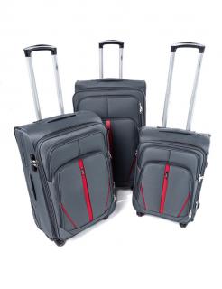 Cestovní kufr RGL S-020 šedý - Set 3v1  100l, 72l, 41l