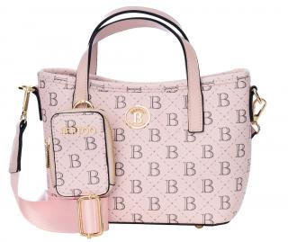 Dámská kabelka BERTOO Sara pink logo