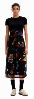 Dámské šaty DESIGUAL 24SWVK47/2000 Velikost: M