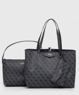 Kabelka GUESS 3v1 EBG839023 Coal logo