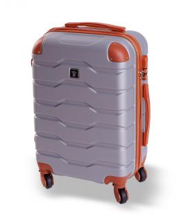 Kabinový kufr BERTOO Firenze - stříbrný 39,5 l