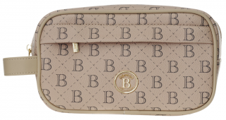 Kosmetická taška BERTOO Nicola beige logo