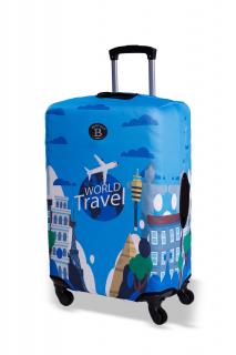 Obal na cestovní kufr BERTOO - Travel the world XL-XXL