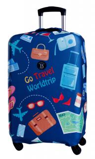 Obal na cestovní kufr BERTOO - World trip XL-XXL