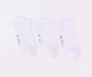 Pánské ponožky LEE COOPER snesocks 0734/white Velikost: 35/38