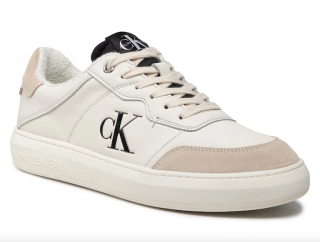 Pánské tenisky Calvin Klein YM0YM00283 Cream/Black Velikost: 41