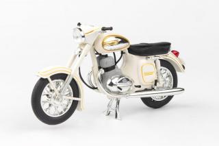 JAWA 350 Panelka, Automatic (1966) 1:18 - Bílá