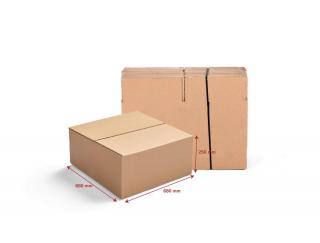 Kartonová klopová krabice rozměr 680x680x250mm 5VL - tm=5,0mm,