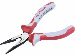 Kleště půlkulaté přímé (nosovky) FORTUM, 160mm, 61CrV5