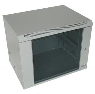9U/600x450, na zeď, jednodílný, skleněné dveře, šedý