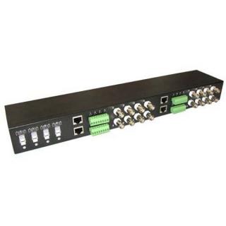 Balun pasivní pro 8x AHD/HDCVI/HD-TVI/PAL do 8Mpix, rackmount 19", cena za 1ks