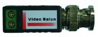 Balun pasivní pro AHD/HDCVI/HD-TVI/PAL do 1Mpix, miniaturní přímý, cena za 1ks