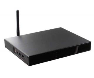 MiniPC, Intel Celeron J3455 4x 1,5GHz, So-DIMM, 2x HDMI+DP, 3x LAN, 6x USB2.0 / 3.0, 2x COM, TDP 10W, fanless.