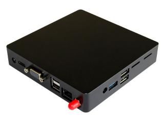 MiniPC, Intel J1900 4x 2GHz, 1x So-DIMM,HDMI+VGA, 5x USB2.0/3.0, mSATA,slot microSD, TDP 10W,fanless