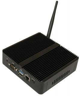 MiniPC, Intel Z8350 4x 1,4GHz, 2GB RAM, 32GB eMMC, HDMI, 4x USB2.0/3.0, 1x COM, 2x LAN, slot microSD, SDP 2W,fanless