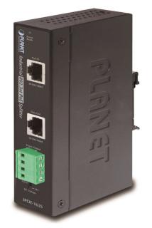 OPRAVENÉ - IPOE-162S, PoE splitter, IEEE802.3at, výstup 12V/24V DC, DIN, IP30, -40~75 st.C