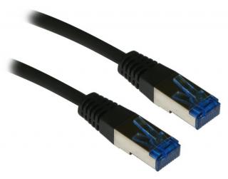 Patch kabel Cat 6A SFTP LSFRZH 3m - černý
