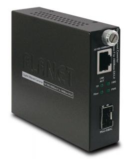 PLANET GST-805A konvertor smart, 10/100/1000Base-T/miniGBIC SFP