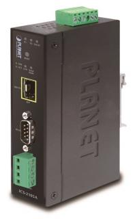 Planet ICS-2105A, konvertor RS-232/422/485 na IP,1x COM, 1x terminal, 1x 100Base-FX(SFP), ESD+EFT 6kV