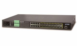 PLANET MGSW-24160F Metro switch 16xSFP 100/1000Base-X, 8x1000Base-T, AC+DC, DI/O, SNMPv3, IGMPv3, IPv6