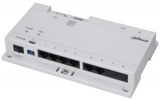PoE switch pro IP videovrátné, 6 portů, bez zdroje
