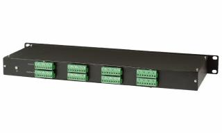 Přepěťová ochrana pro 16 párů vedení, svorkovnice, 19" rackmount 1U