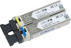 SFP modul Mikrotik S-3553LC20D WDM, pár, SM, 1.25G (20km)