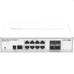 Switch Mikrotik CRS112-8G-4S-IN QCA8511, 128MB, 8xGLAN, 4xSFP, OS L5, desktop case, PSU