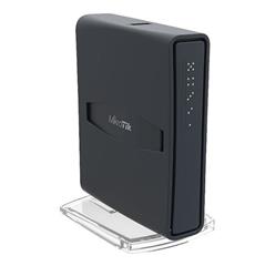WiFi router Mikrotik hAP ac2 5x GLAN, 2.4+5Ghz, 802.11b/g/n/ac, ROSL4, USB, PSU, indoor