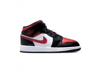 Air Jordan 1 Mid Black Fire Red (GS) Velikost: 36.5